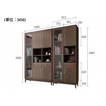 北歐格調系列 2門3門儲物櫃書櫃 80cm/120cm (IS6046)