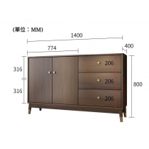 北歐格調系列 餐邊櫃*4呎7  (IS6069)
