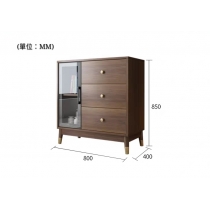北歐格調系列 書櫃置物櫃餐邊櫃 80cm (IS6091)