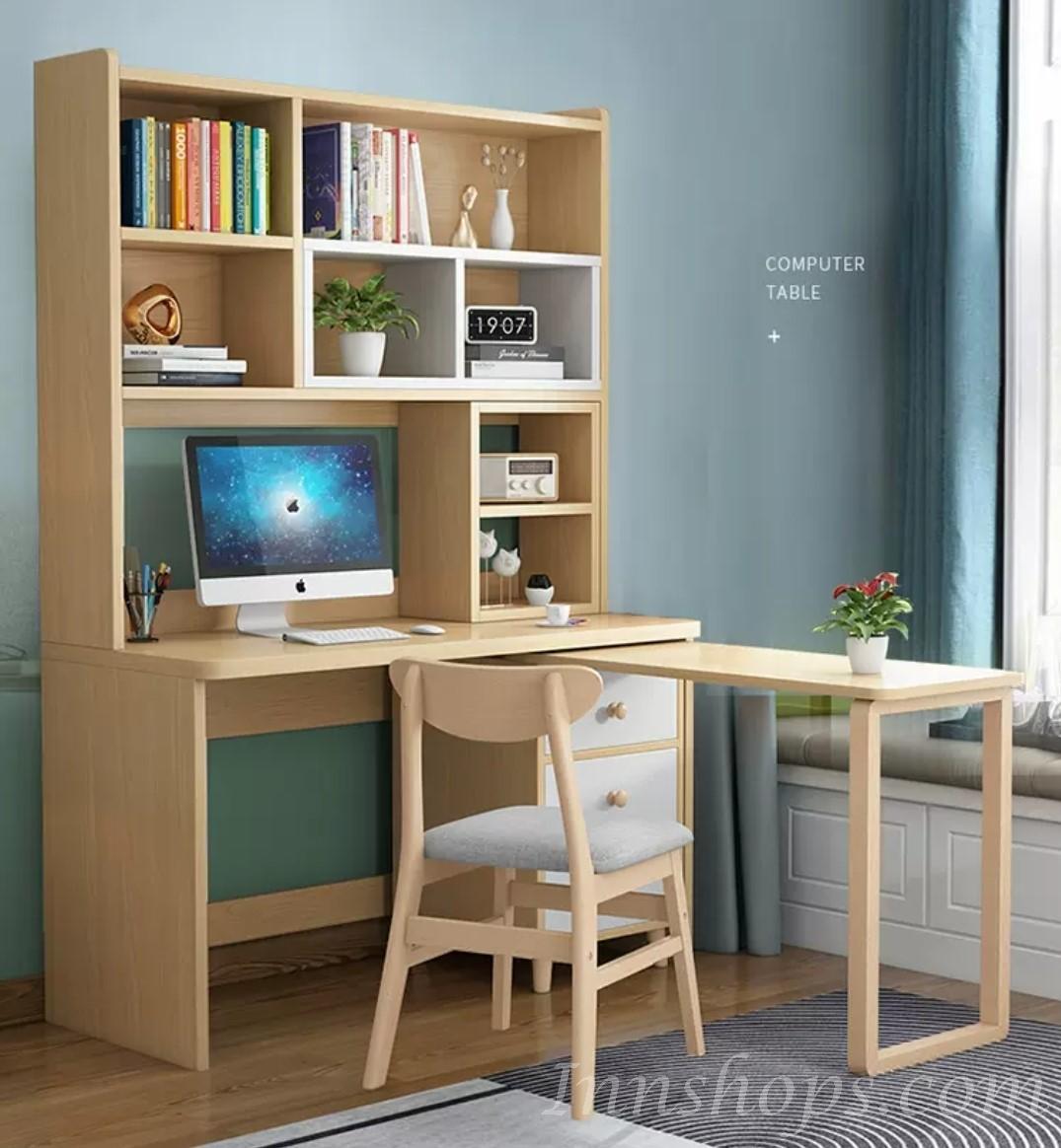 時尚系列 L型書檯書櫃系列組合 120cm/140cm/160cm (IS4181)