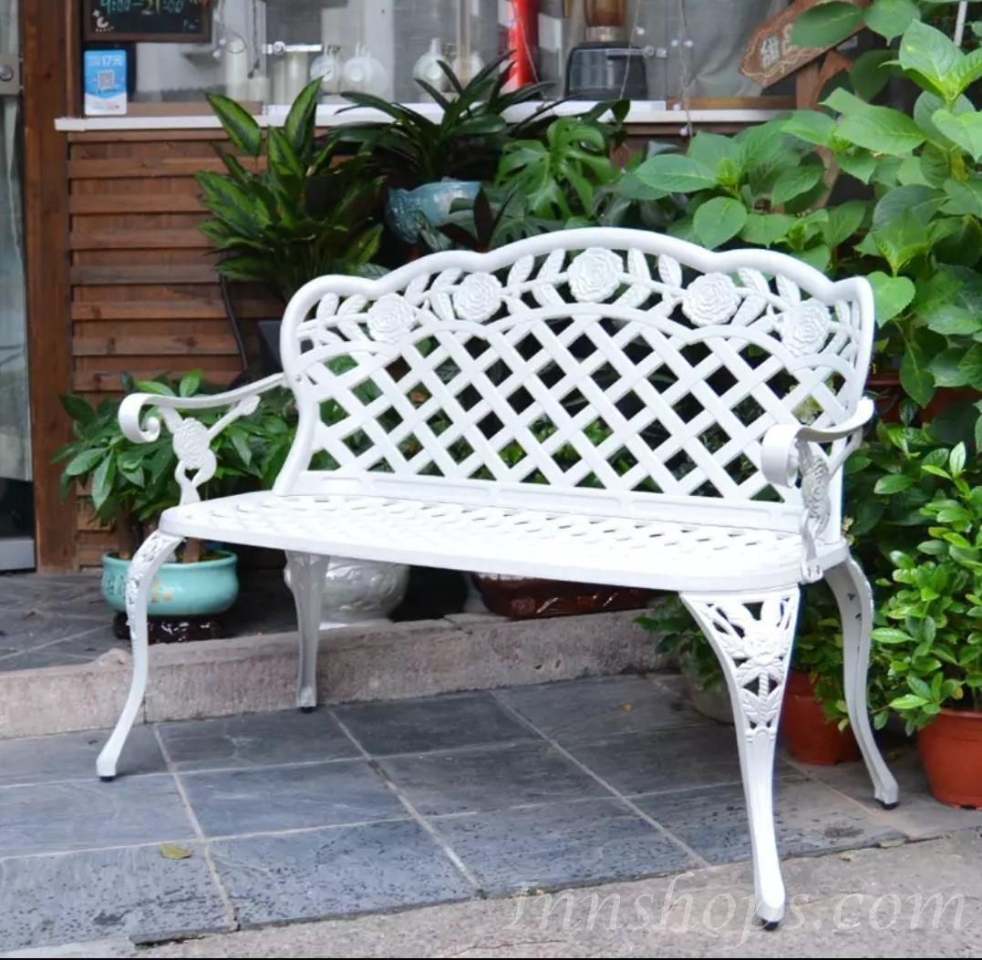 戶外傢俱 學校傢俬玫瑰花庭園椅 *108cm(IS6952)