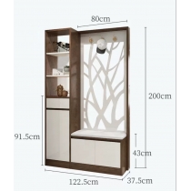 時尚系列 屏風鞋櫃 *123cm(IS6937)