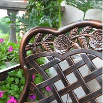戶外傢俱 學校傢俬玫瑰花庭園椅 *108cm(IS6952)