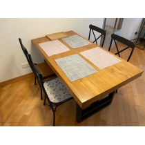學校傢俱實木厚身餐枱 書桌 *可訂造 (IS0722)