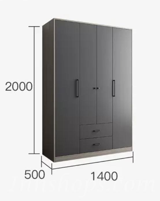北歐格調系列 四門衣櫃 140/180cm (IS1799)