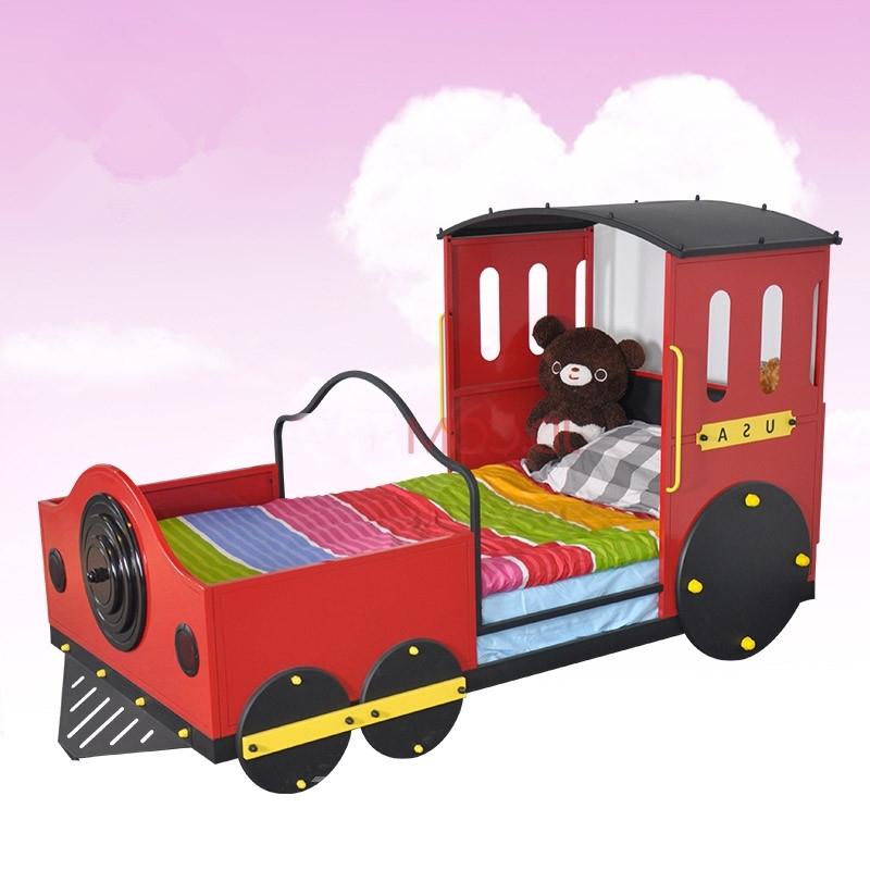 兒童皇國 火車款兒童床 小朋友床 3呎3(不包床褥) (IS2132) 