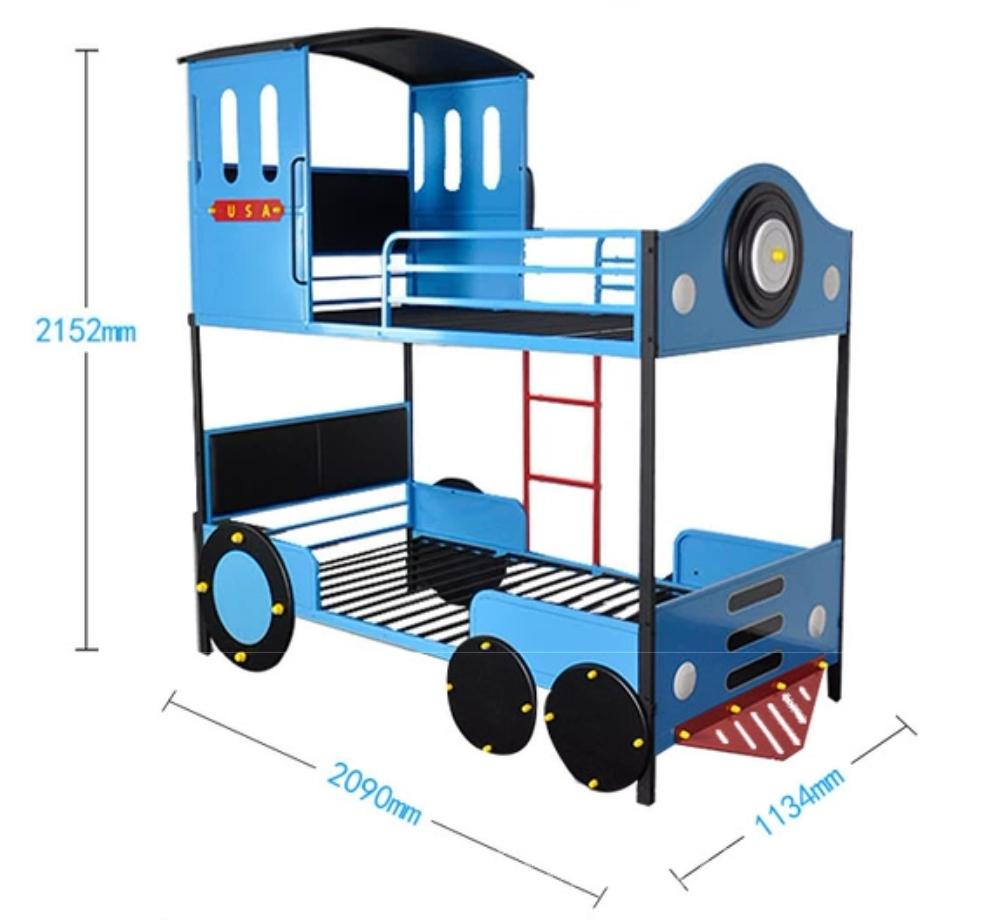 兒童皇國 火車款碌架床 小朋友床 *3呎3/4呎 (不包床褥)(IS2135)