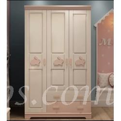 兒童傢俬系列 三門 蝴蝶/兔子/小雲衣櫃 120cm (IS3128)