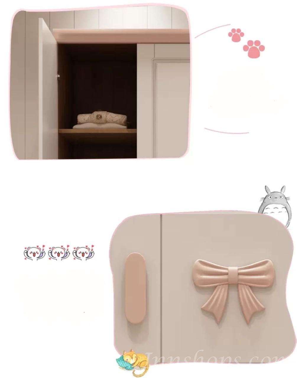 兒童傢俬系列 三門 蝴蝶/兔子/小雲衣櫃 120cm (IS3128)