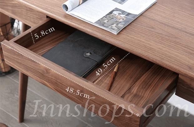 北歐實木系列 黑胡桃木書枱 120cm/140cm/150cm (IS4738)