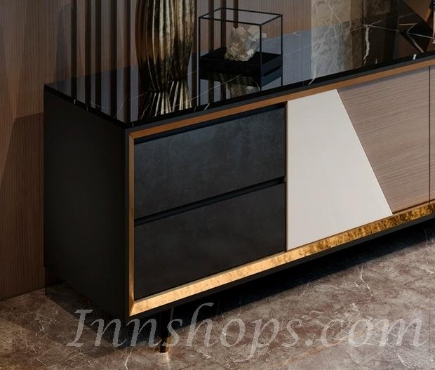 意式氣派系列 大理石電視櫃 180cm/200cm/220cm (IS6977)