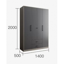 北歐格調系列 四門衣櫃 140/180cm (IS1799)