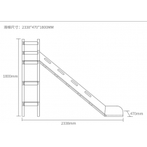 兒童傢俬 碌架床 子母床 (不包床褥)(IS1806)