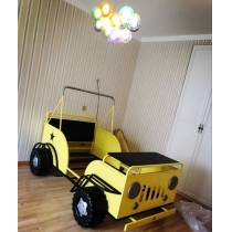 兒童皇國 車款兒童床 小朋友床 3呎3(不包床褥) (IS2128)