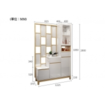 北歐品味系列 屏風櫃鞋櫃間廳櫃*122.5cm (IS2134)
