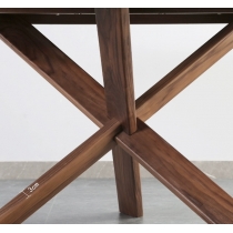 北歐實木系列 黑胡桃木餐桌椅子*120/140/160cm  (IS4436)