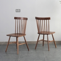 北歐實木系列 黑胡桃木餐桌椅子*70/80/130cm (IS4438)