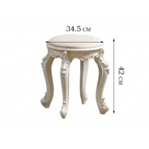 維也納 實木梳妝台(皇冠鏡/圓鏡) 60cm(IS0875)