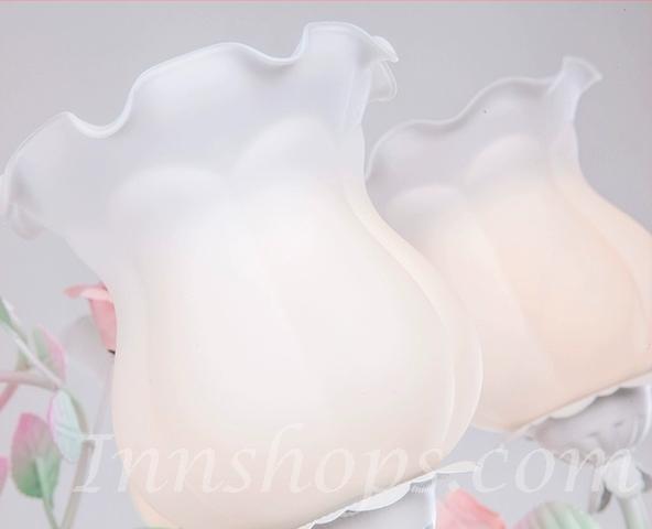 陶瓷玫瑰 5,6,8頭吊燈(IS0104)