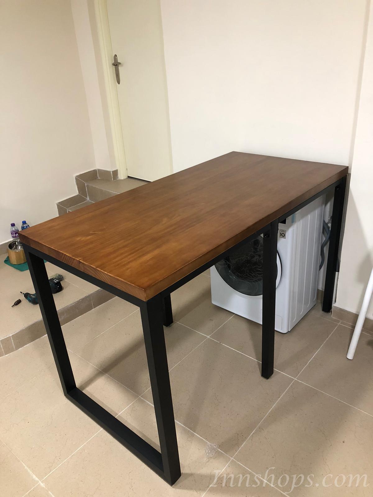 實木學校傢俱厚身餐枱 書桌 可訂造 120cm/130cm/140cm/150cm/160cm/180cm (IS1503)