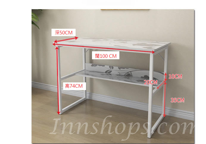 簡約電腦枱 60cn/80cm/100cm/120cm (IS5653)