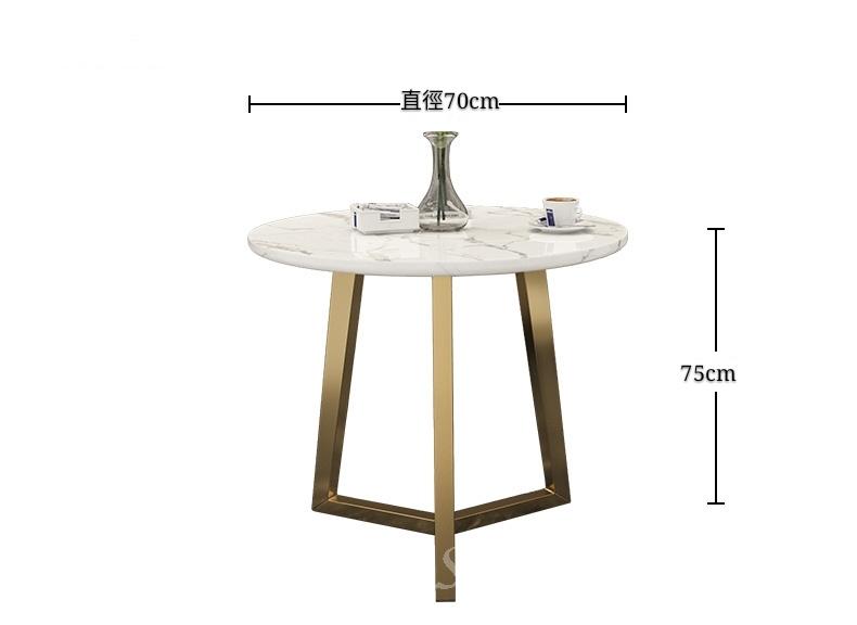 鐵藝系列 岩板餐桌椅套裝 *60/70/80cm (IS6987)