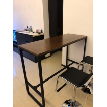 陳列品$999 100Wx100Hx40D枱 實木復古鐵藝Bar Table Bar Chair  (IS2280)