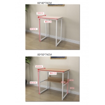 板式鐵藝現代 餐枱 書枱 60cm/80cm/100cm/120cm (IS5466)