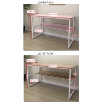 板式鐵藝現代 餐枱 書枱 60cm/80cm/100cm/120cm (IS5466)