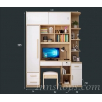 北歐品味系列 單門衣櫃電腦枱組合 120cm/160cm (IS6764)