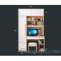 北歐品味系列 單門衣櫃電腦枱組合 120cm/160cm (IS6764)