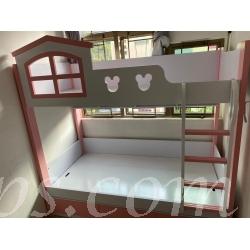 兒童皇國 屋仔米奇碌架床 *可自訂呎吋(不包床褥) (IS7058)