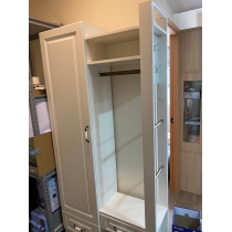 田園純白.象牙白系列 鞋櫃連衣帽架 100cm (IS0356)