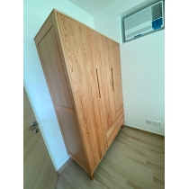 北歐系列 白橡木3門衣櫃 135cm (IS5702)