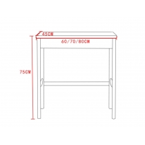 日式橡木系列 實木書枱 60cm/70cm/80cm  (IS6351)