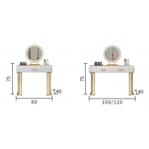 鐵藝系列 梳妝台*80/100/120cm (IS6802)