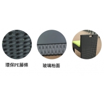 戶外傢俱 學校傢俬PE仿藤桌椅套裝 (IS7043)