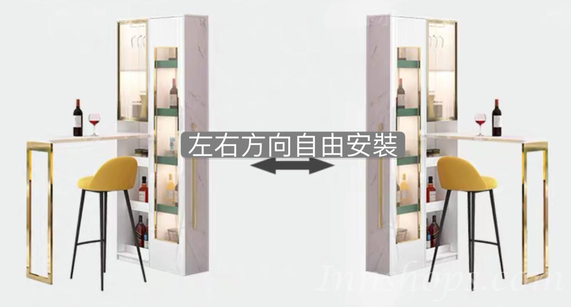 意式氣派系列 伸縮酒櫃餐桌組合*80cm(IS0293)