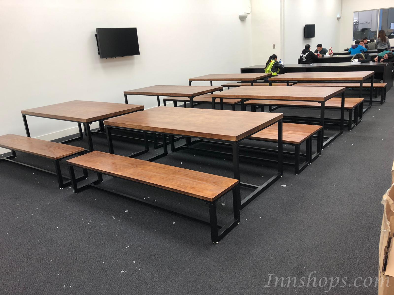 學校傢俱 實木厚身餐枱 書桌可訂造 120cm/130cm/140cm/150cm/160cm/180cm (IS3935)