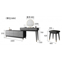 北歐摩登系列 伸縮書枱梳妝枱 165cm-255cm (IS0151)