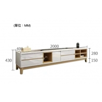 北歐摩登系列 電視櫃 200cm (IS2333)