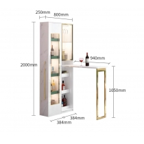 意式氣派系列 伸縮酒櫃餐桌組合*80cm(IS0293)