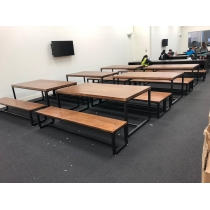 學校傢俱 實木厚身餐枱 書桌可訂造 120cm/130cm/140cm/150cm/160cm/180cm (IS3935)
