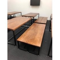 學校傢俱 實木厚身餐枱 書桌可訂造 120cm/130cm/140cm/150cm/160cm/180cm (IS3935)