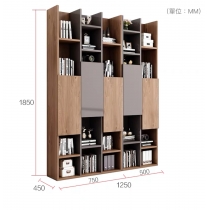 北歐調格系列 2門3門書櫃 50cm/75cm (IS6575)
