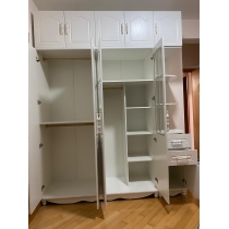 田園純白.象牙白系列 3門/4門/5門/6門衣櫃組合 120cm/160cm/200cm/240cm/280cm (IS6759)