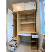 北歐品味系列 單門衣櫃電腦枱組合 120cm/160cm (IS6764)