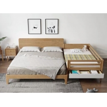 北歐實木系列 白橡木陪睡床*80/100cm(不包床褥) (IS7070)