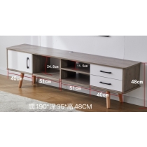 時尚系列 電視櫃 150cm/170cm/190cm  (IS7090)