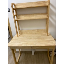 日式橡木系列 實木書架連書枱 100cm/120cm/140cm (IS0655)